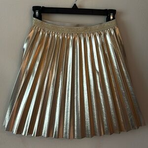 J Crew Crewcut XL Gold Metallic Skirt for Holidays